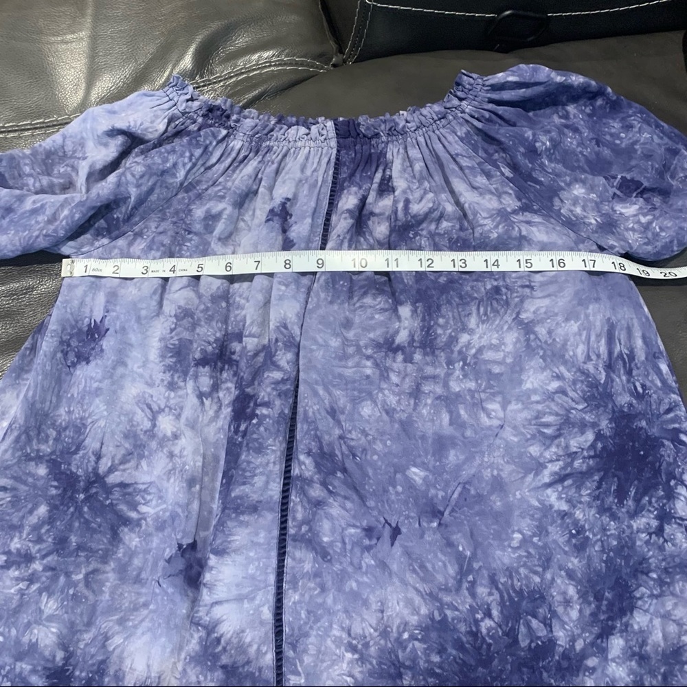 Romeo + Juliet Couture Tie Dye Dress Blue Size M - Picture 10 of 11